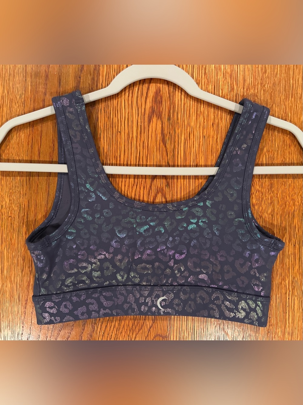 ZYIA Leopard Reflective Sports Bra - Size M - Picture 2 of 6